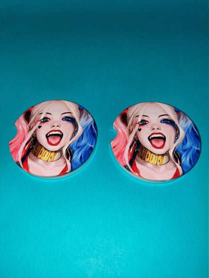 Harry Quinn Ceramic Car Coasters (2-PK)