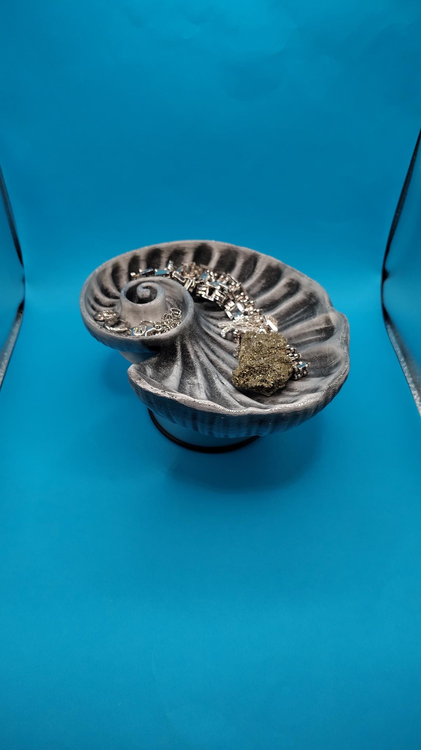 3D Printed Seashell Ring Holder, Nautical Home Decor
