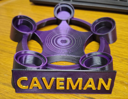 3D-Printed Bowling Ball Cup with Rollers, Custom Name Plate, Unique Bowling Gift