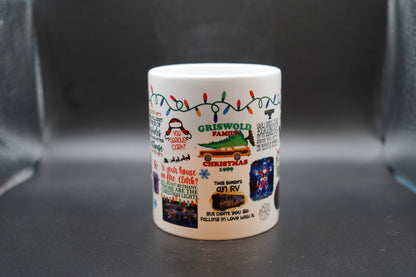 Griswold V2 11oz Coffee Mug Christmas Vacation 100% Dishwasher and Microwave Safe Sublimation Ink