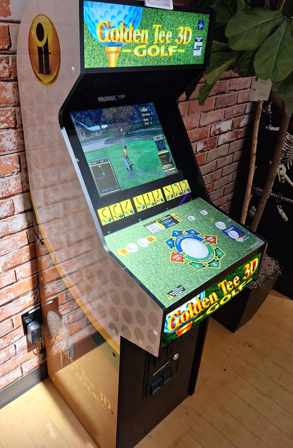Golden Tee 3D Golf Arcade1up DELUXE J Panel Vinyl Sticker