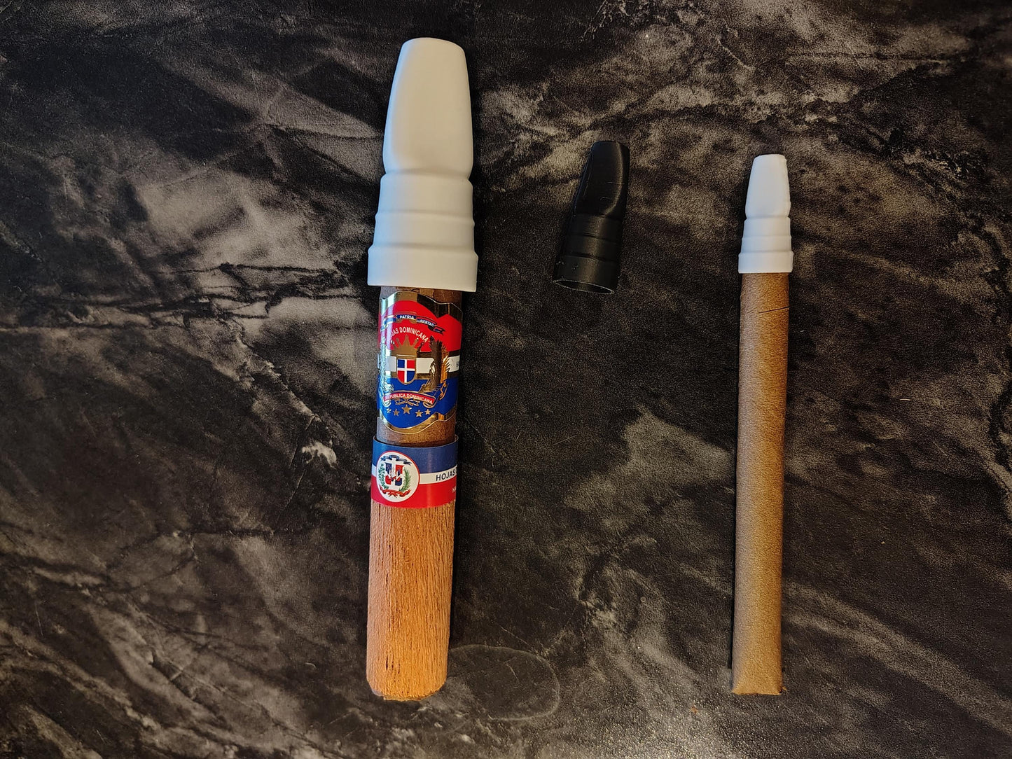 Cigar Mouthpiece Holder, 3 Sizes Available, Stylish Smokers Accessory, Food Grade PLA 3D Printed, Gift for Cigar Enthusiasts