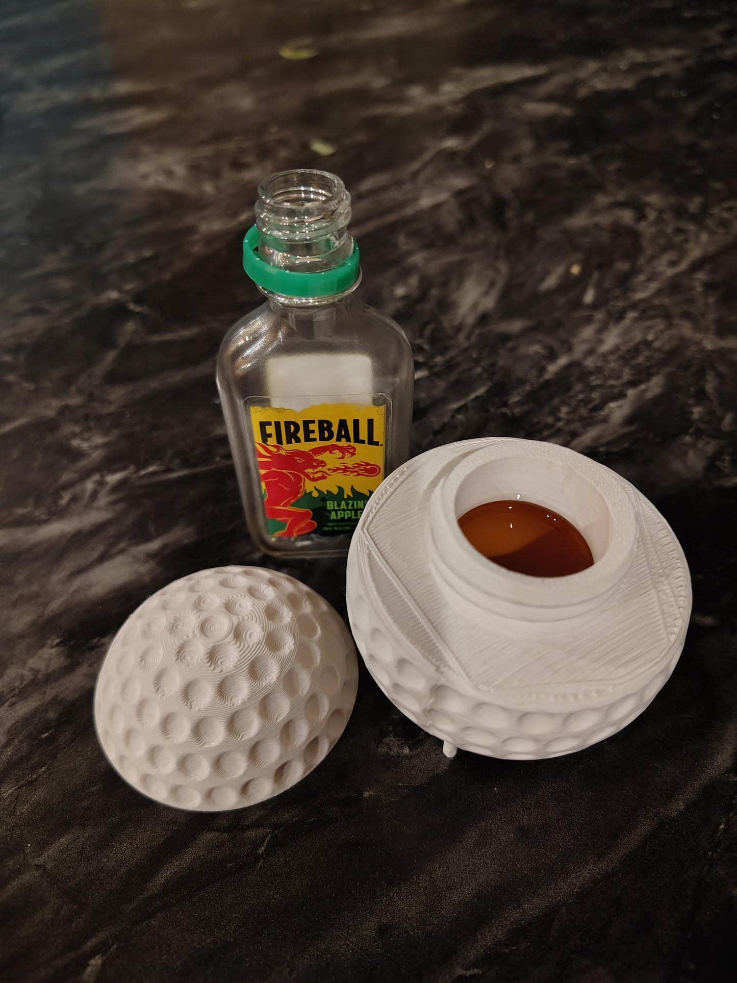 Large Drinkable Golf Ball Shot: Happy Gilmore Inspired, Food-Grade PLA (50ML)