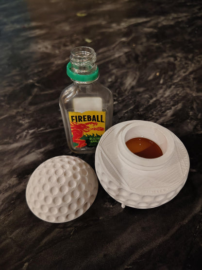 Large Drinkable Golf Ball Shot: Happy Gilmore Inspired, Food-Grade PLA (50ML)