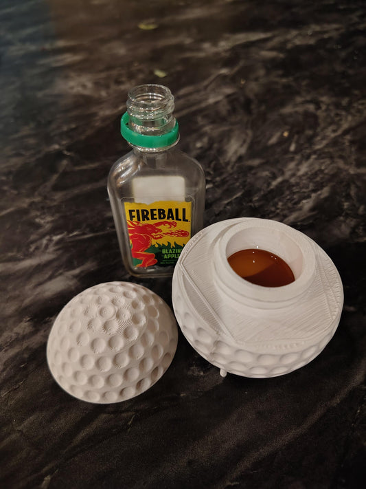 Large Drinkable Golf Ball Shot: Happy Gilmore Inspired, Food-Grade PLA (50ML)