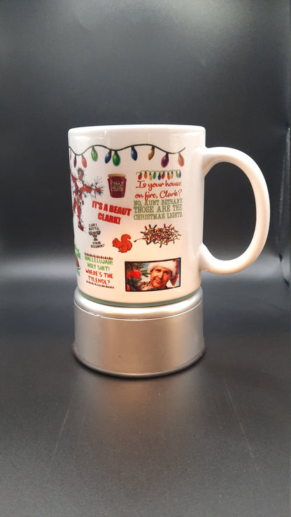 Griswold 11oz Coffee Mug Christmas Vacation 100% Dishwasher and Microwave Safe Sublimation Ink