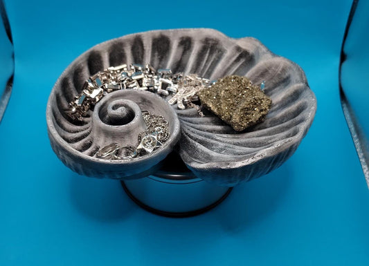 3D Printed Seashell Ring Holder, Nautical Home Decor