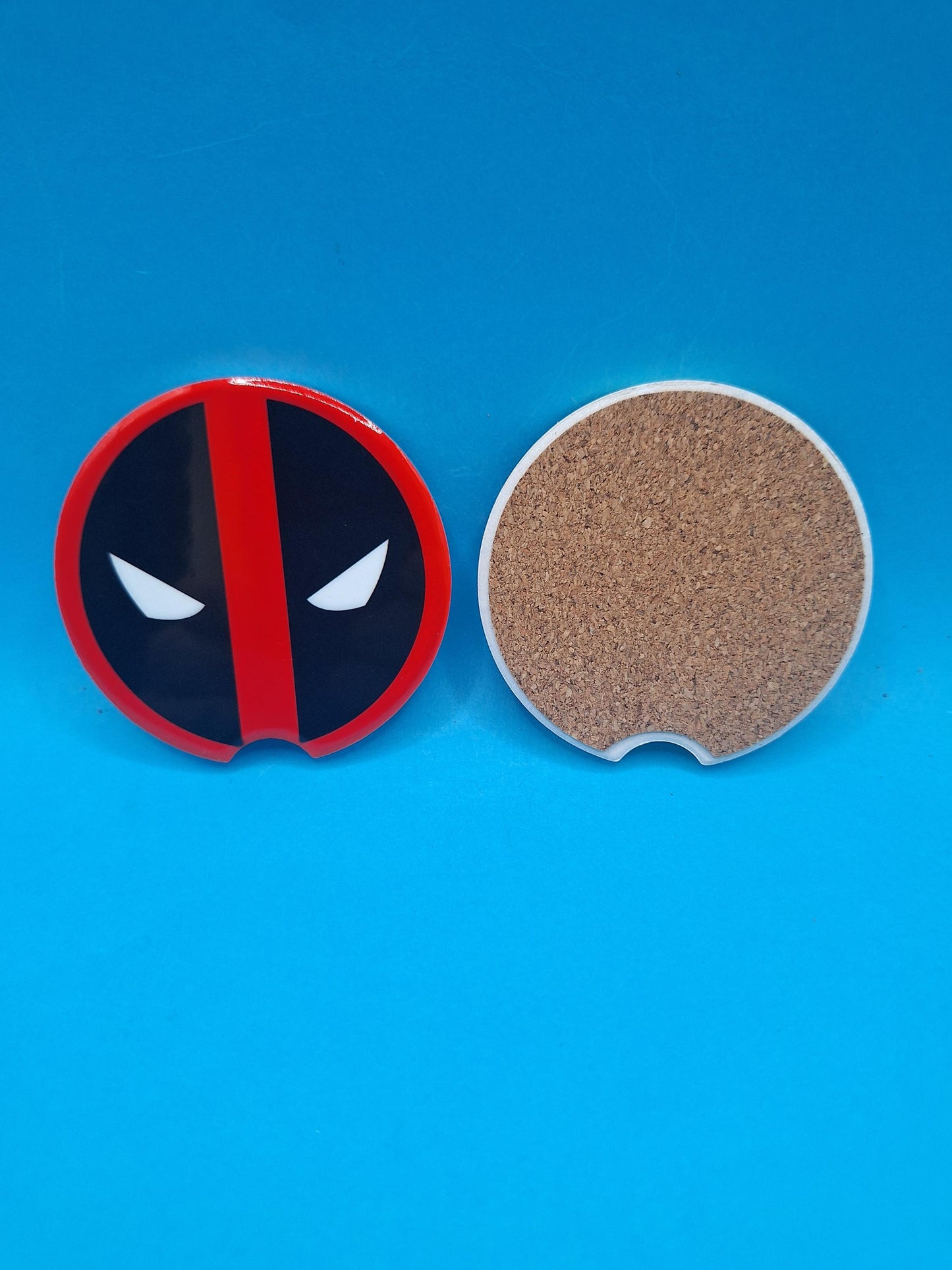 Deadpool & Wolverine Car Coasters, Marvel Fan Gift (2-PK)