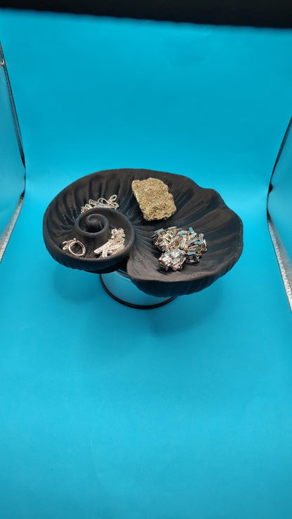 3D Printed Seashell Ring Holder, Nautical Home Decor