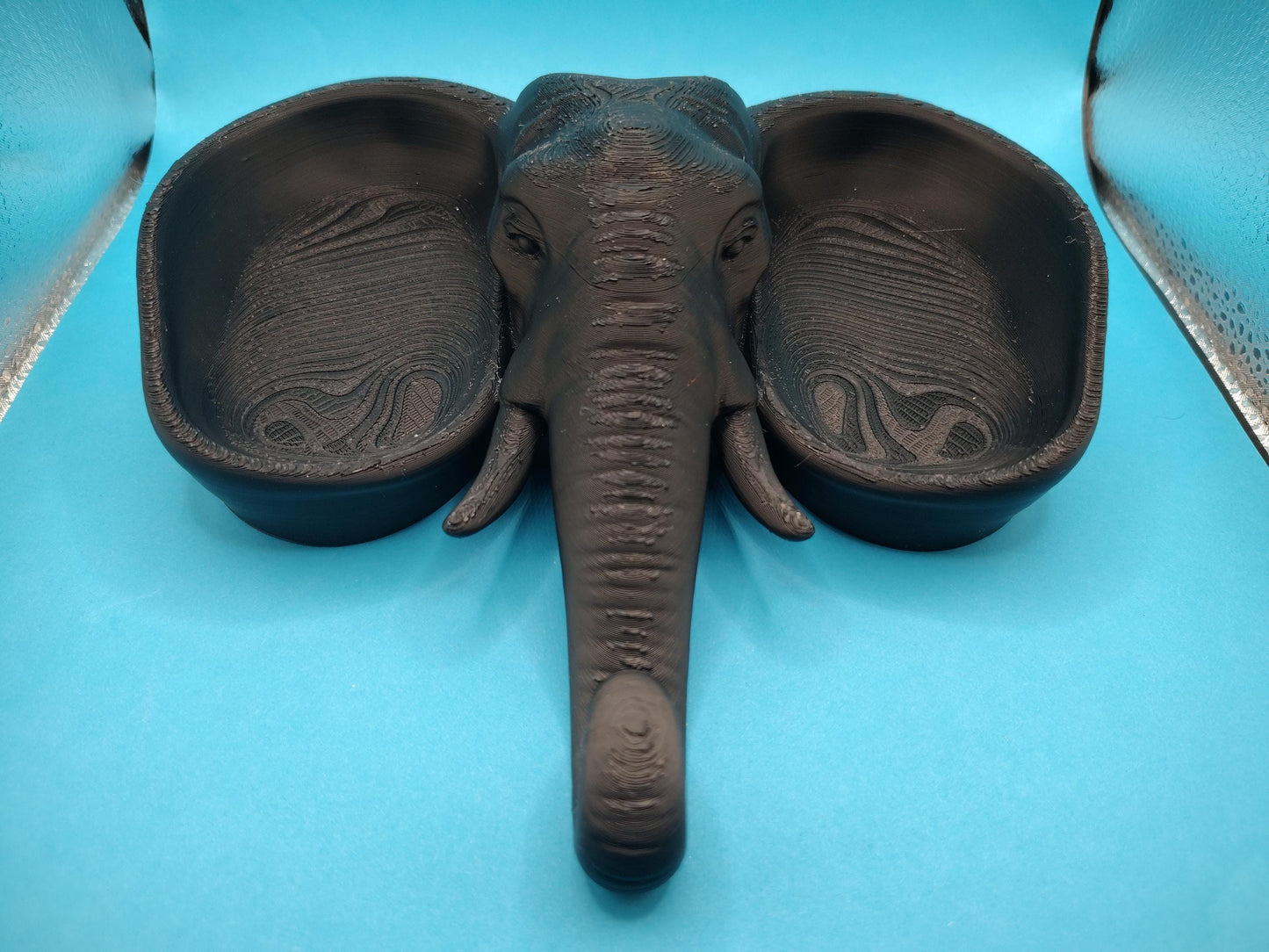 3D Printed Elephant Jewelry Holder, Animal Ring Organizer