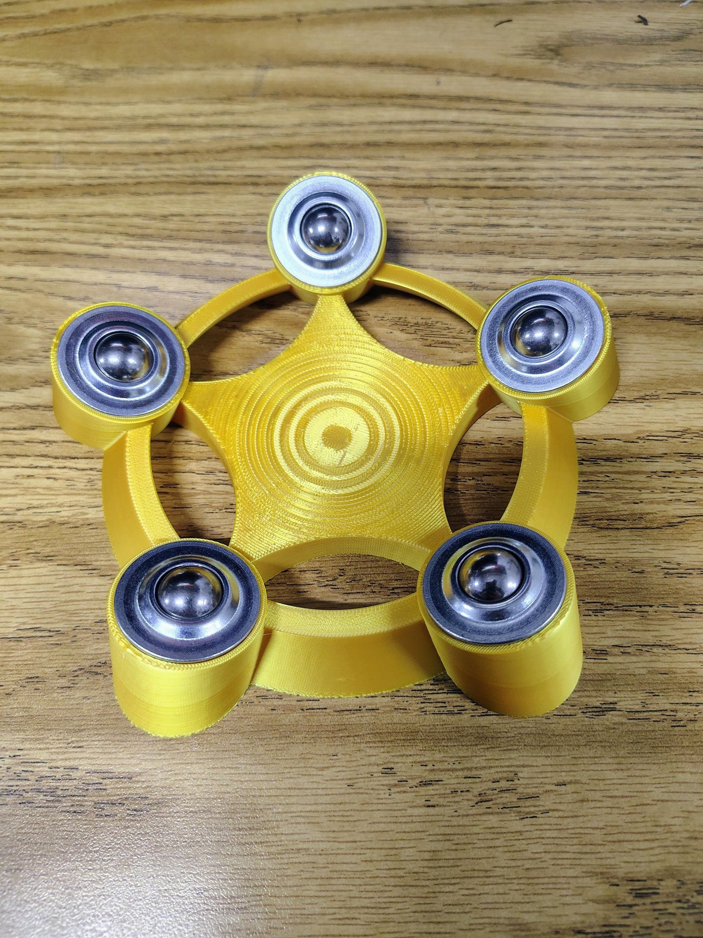 3D-Printed Bowling Ball Cup with Rollers, Custom Name Plate, Unique Bowling Gift