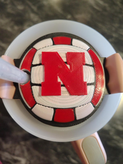 Husker Volleyball Stanley Toppers 30oz and 40oz Sizes available
