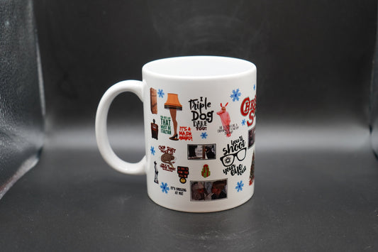 A Christmas Story 11oz Coffee Mug 100% Dishwasher and Microwave Safe Sublimation Ink