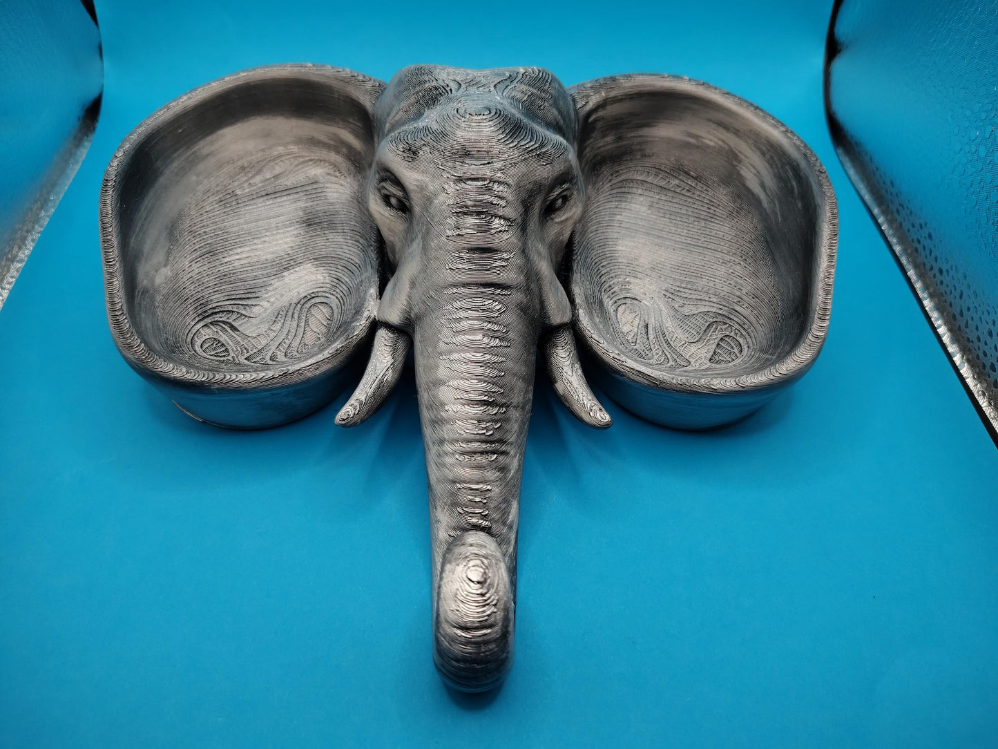 3D Printed Elephant Jewelry Holder, Animal Ring Organizer