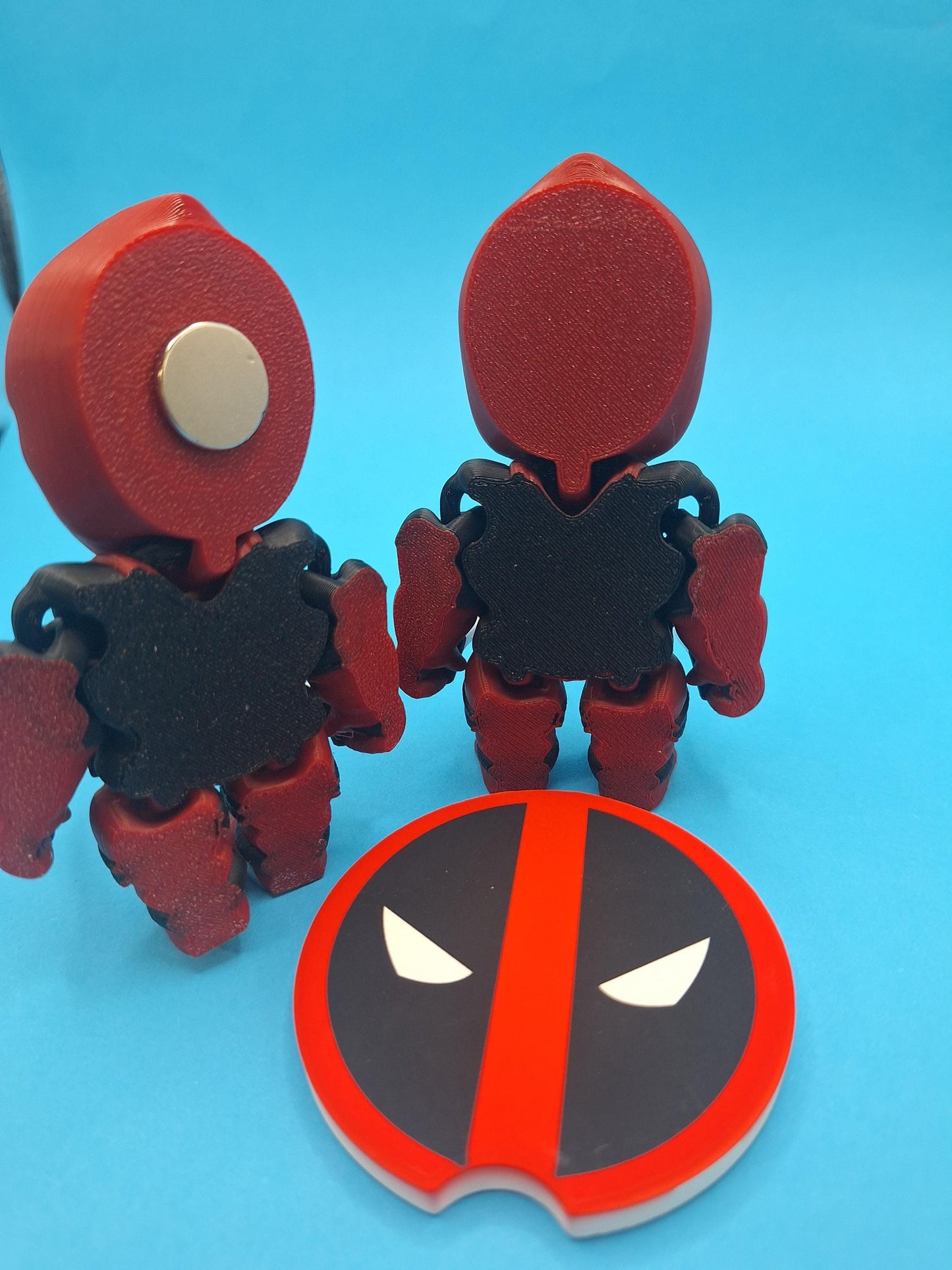 Deadpool Flexi Magnet & Car Coaster Set - Marvel Car Accessory
