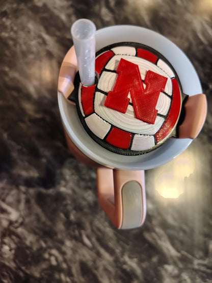 Husker Volleyball Stanley Toppers 30oz and 40oz Sizes available
