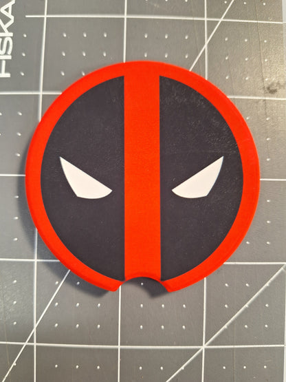 Deadpool & Wolverine Car Coasters, Marvel Fan Gift (2-PK)
