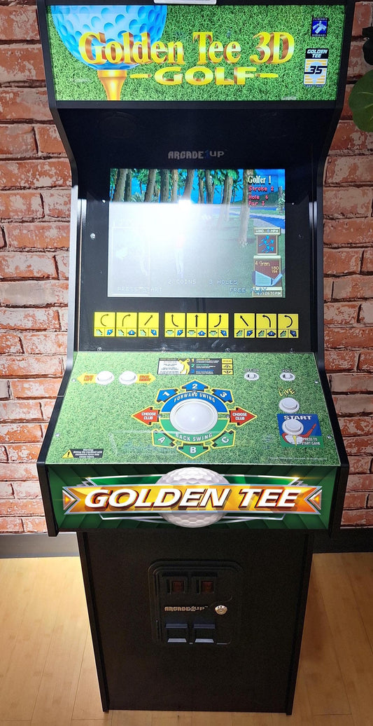 Golden Tee 3D Golf Arcade1up DELUXE J Panel Vinyl Sticker