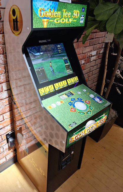 Golden Tee 3D Golf Arcade1up DELUXE J Panel Vinyl Sticker