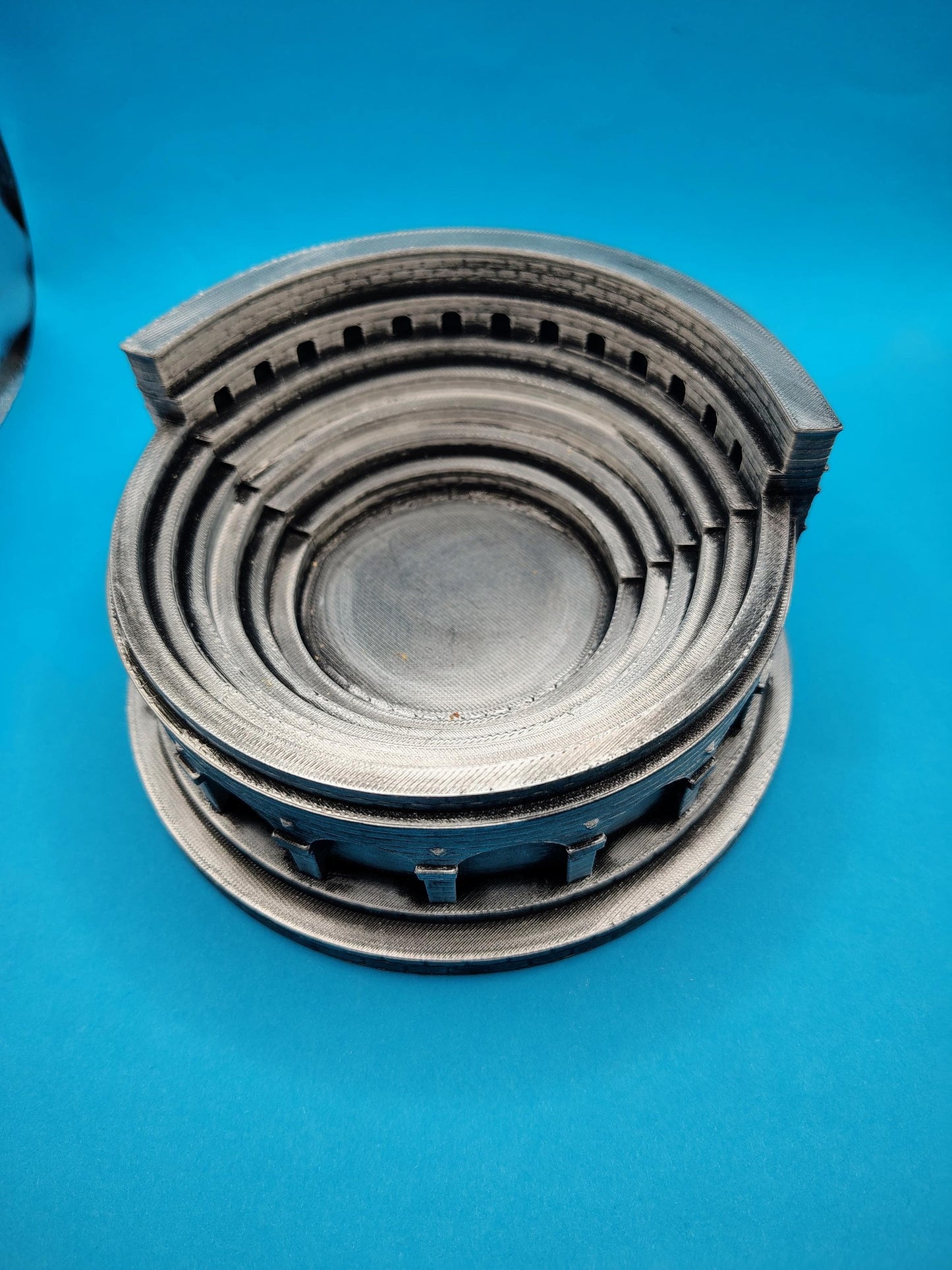 3D Printed Colosseum Jewelry Ring Holder, Roman Decor