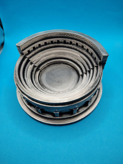 3D Printed Colosseum Jewelry Ring Holder, Roman Decor