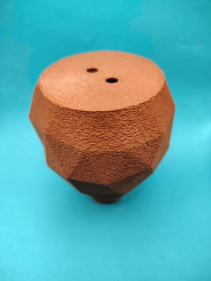 Wasp Deterrent Hornet Nest Decoy: Low Poly Garden Decor with Hook