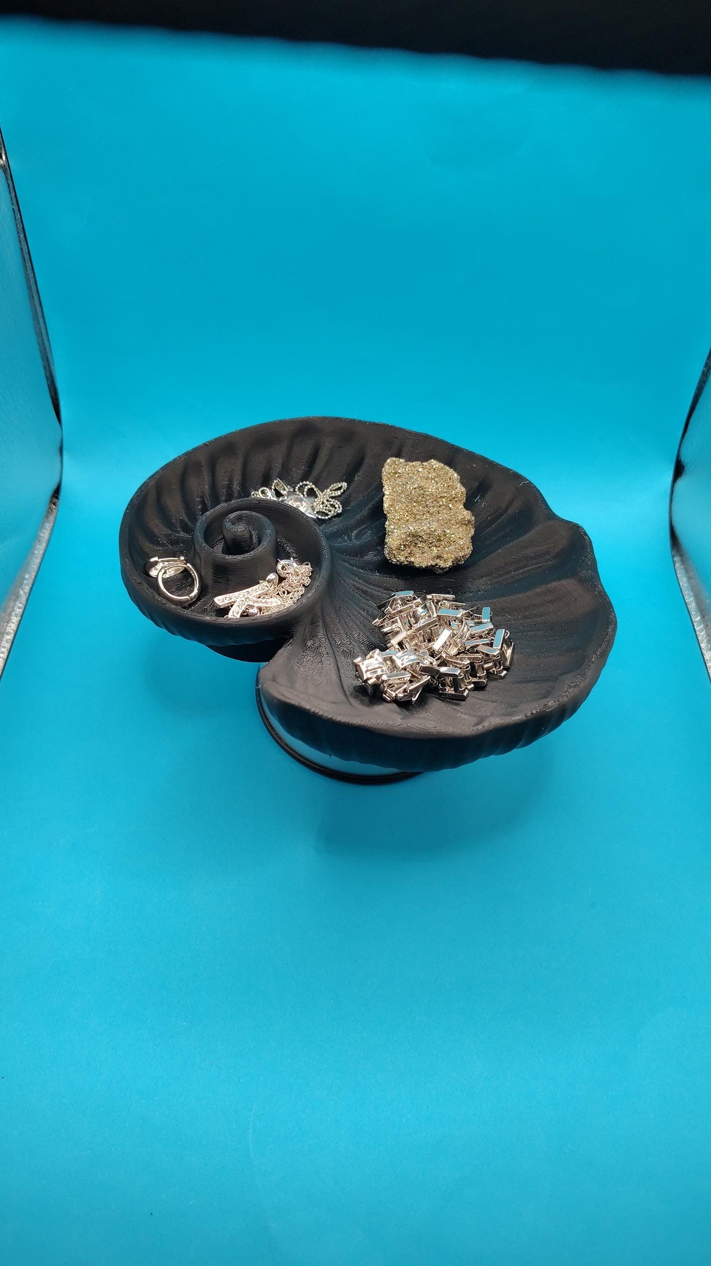 3D Printed Seashell Ring Holder, Nautical Home Decor